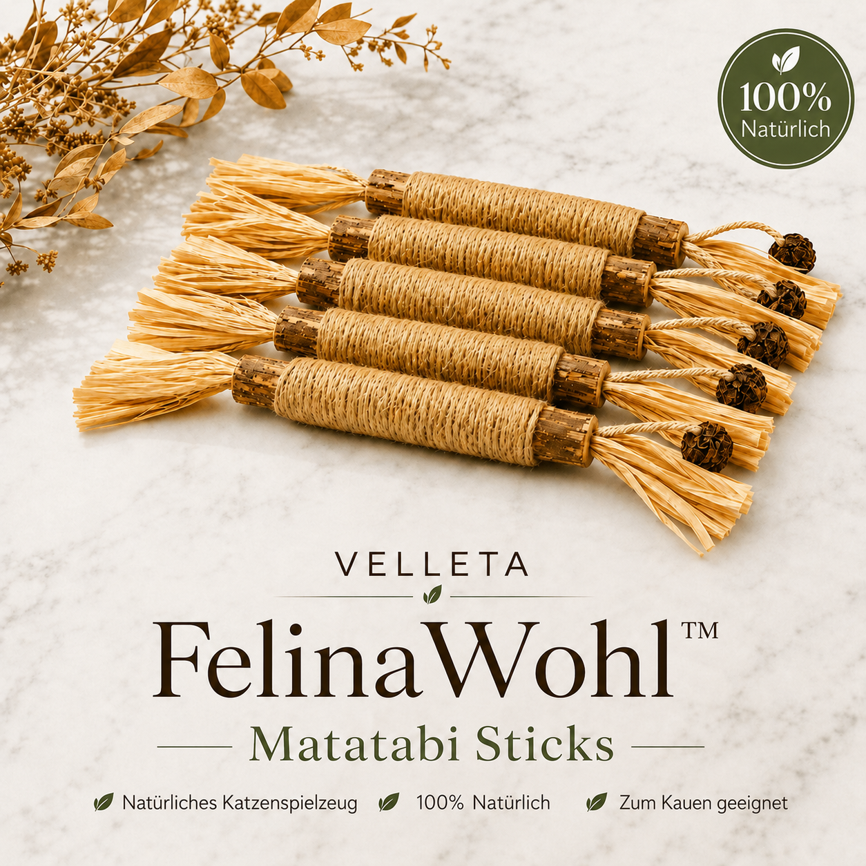FelinaWohl™ Matatabi KauSticks
